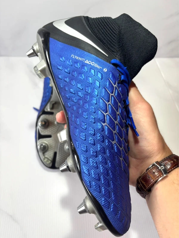 Nike Hypervenom Phantom III Elite DF SG – Racer Blue / Metallic Silver / Black / Volt