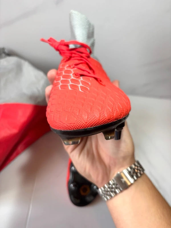 Nike Hypervenom 3 Elite DF SG-Pro Anti-Clog Raised On Concrete - Light Crimson/Wolf Grey