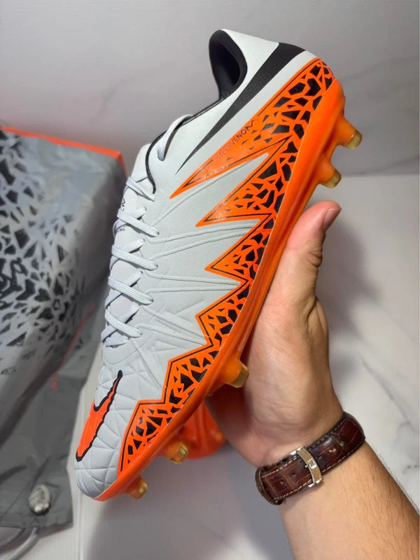 Nike Hypervenom Phinish FG – Wolf Grey / Total Orange / Black