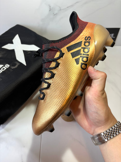 Adidas X 17.1 FG – Tactile Gold / Core Black / Solar Red