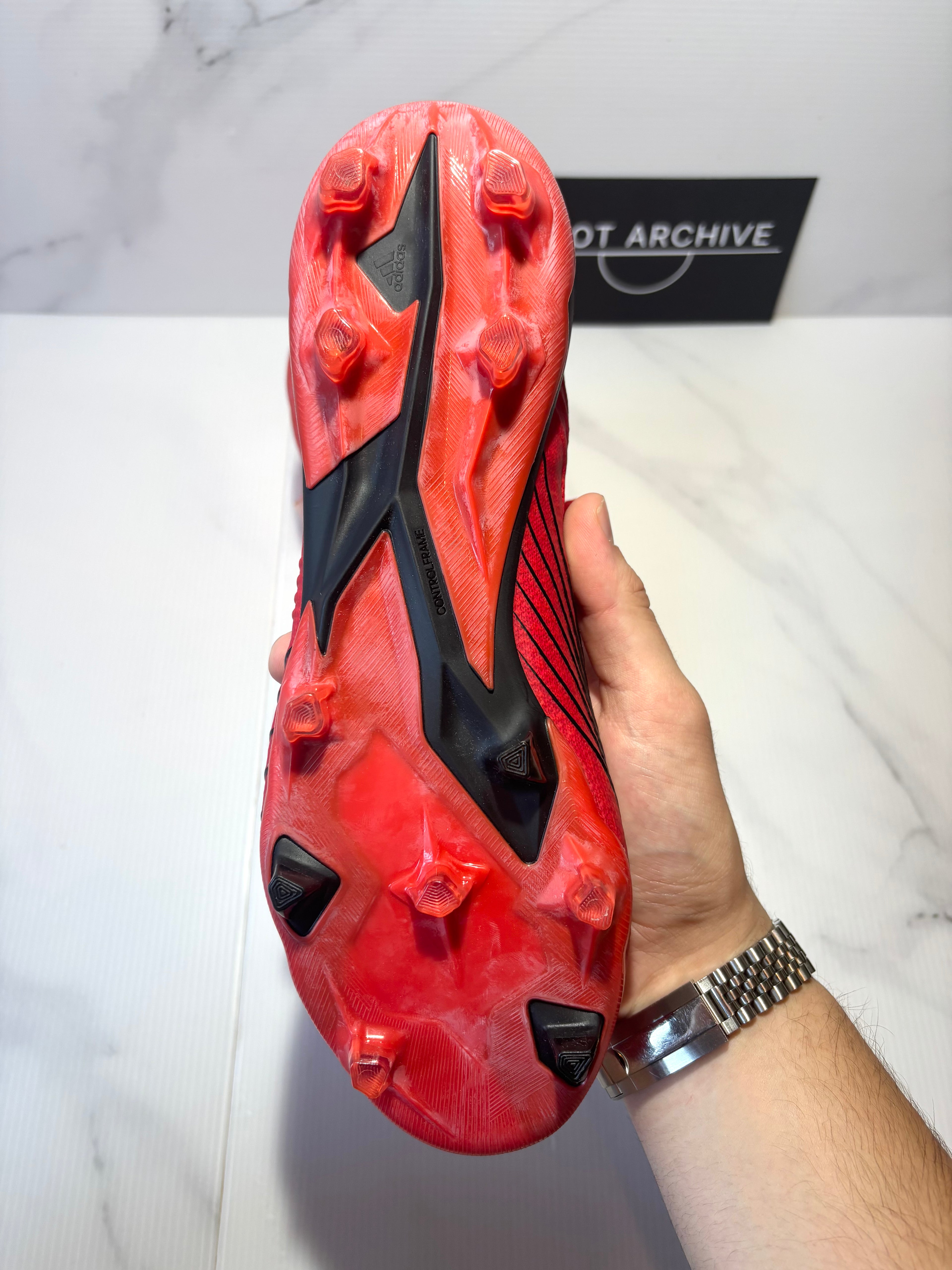 Adidas Predator 19.1 FG/AG Initiator – Action Red / Core Black