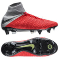 Nike Hypervenom 3 Elite Df Sg-Pro Anti-Clog Raised On Concrete - Light Crimson/Wolf Gre